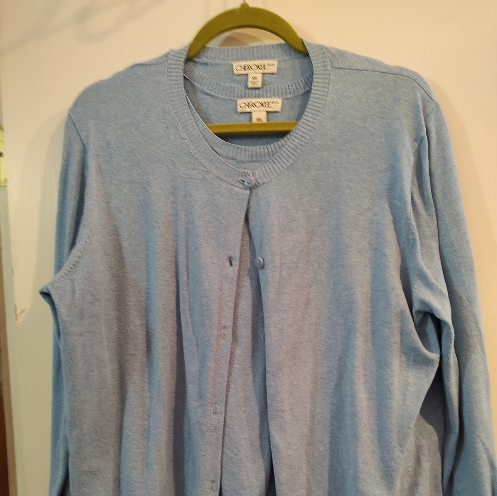 Pretty Blue Sweater Set